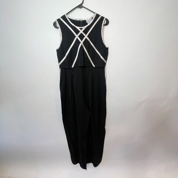Scarlett Pants - Scarlett Womens Junior Sleeveless One Piece Jumpsuit Black‎ Size 9/10 Tie Waist